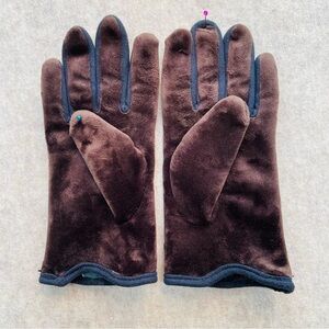 Women's WP Weatherproof Faux Sealskin Gloves, M